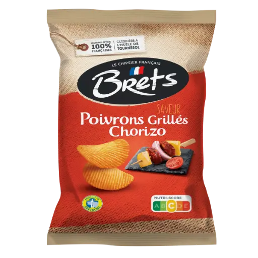 CHIPS BRET'S POIVRONS GRILLES CHORIZO