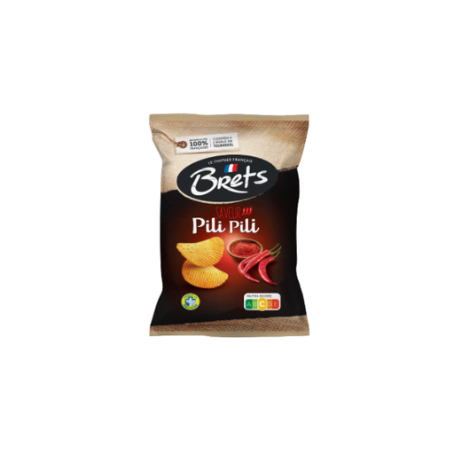 CHIPS BRET'S SAV. PILI PILI 125GR
