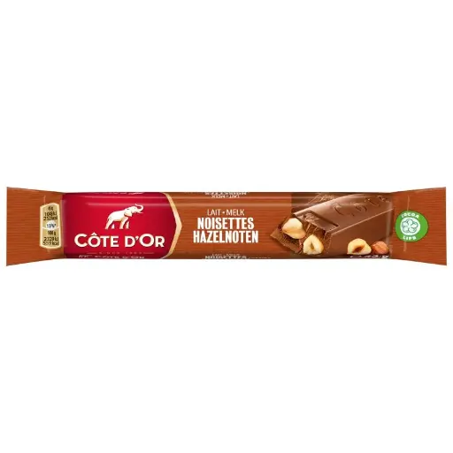 Cote d'or barre lait noisette, 45g